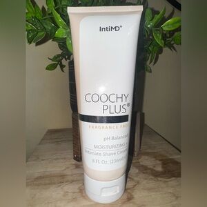 Coochy Plus Intimate Shaving Cream Fragrance Free For Pubic, Bikini Line, Armpit